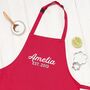 Personalised Grandad And Child Father's Day Apron Set, thumbnail 3 of 8