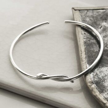 Sterling Silver Twisted Cuff, 3 of 9