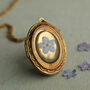 Victorian Forget Me Not Locket, thumbnail 1 of 8