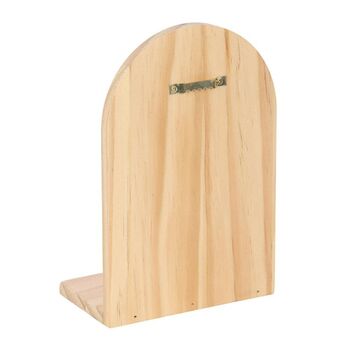 Natural Luna Moth Wooden Incense Holder Shelf, 4 of 4