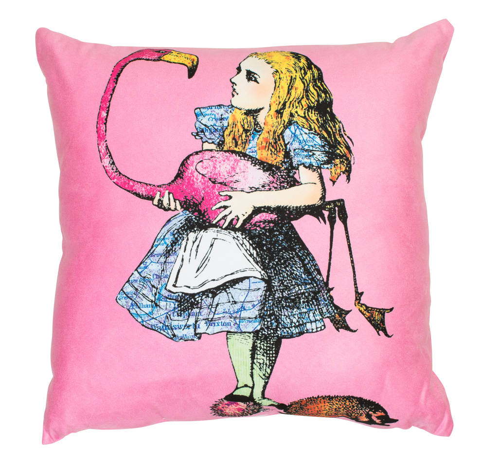 Alice In Wonderland Character Cushion By Mrs Moore | notonthehighstreet.com