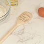 Personalised Magic Mixing Wooden Baking Spoon, thumbnail 2 of 2