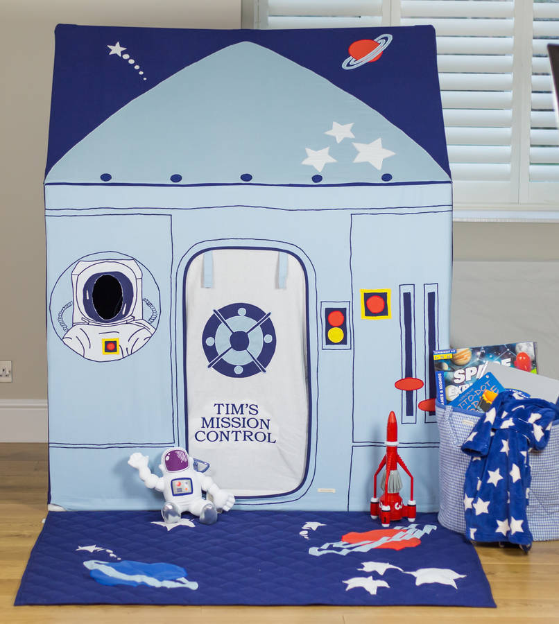 Large Outer Space And Rocket Play Tent, 1 of 7
