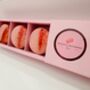 Strawberry And Rose Macarons Box Of Ten, thumbnail 3 of 6