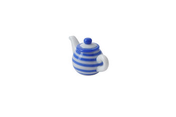 Glass Blue And White Teapot Ornament | Gift Box | Decoration | Collectable | Gift For Home, 3 of 3