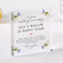 Personalised Wedding Anniversary Heart Plaque Gift, thumbnail 1 of 4