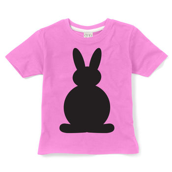 Kids Chalkboard T Shirt Bunny Design, 3 of 7