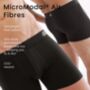 Super Soft Boxer Briefs With Pouch, Black, Six Pack, thumbnail 3 of 6