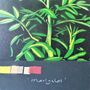 'Marigold' Large Original Handmade Botanical Study, thumbnail 3 of 12