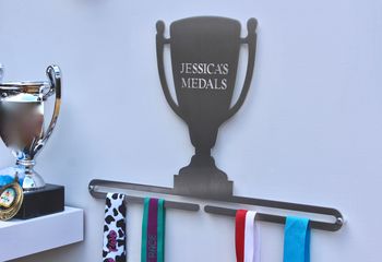 Personalised Trophy Medal Display For Runners / Sports, 4 of 5