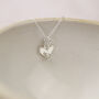 Sterling Silver Small Birthstone Heart Pendant, thumbnail 2 of 6