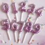 Balloon Design Birthday Candles, thumbnail 1 of 2