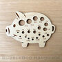 Pig Shaped Knitting Needle Gauge And Stitch Marker Set, thumbnail 2 of 7
