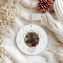 Personalised Cat Photo Christmas Memorial Bauble, thumbnail 4 of 5