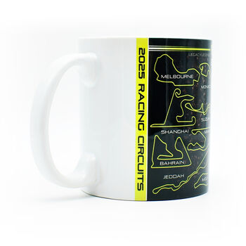 Grand Prix 2025 Circuits Neon Edition Mug, 4 of 6