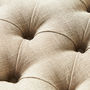 Alberta Deep Buttoned Large Coffee Table Stool, thumbnail 2 of 12