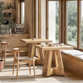 Tribesigns Square Dining Table For Four 80 X 80 X 75 Cm, 3 of 8