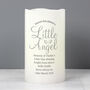 Personalised Little Angel Memorial Candle, thumbnail 2 of 2