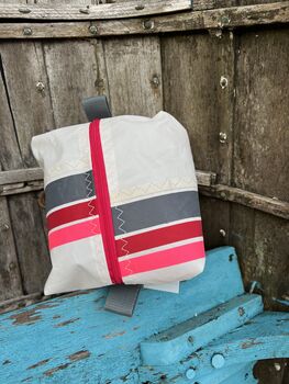 Little Upcycled Sailcloth Wash Bag, 4 of 6