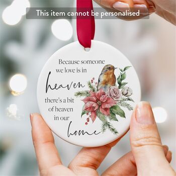 Memorial Ornament Because Someone We Love In Heaven, 2 of 7