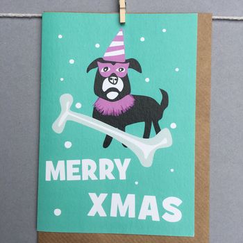 Animal Character Xmas Cards, Set Of Four, 3 of 6