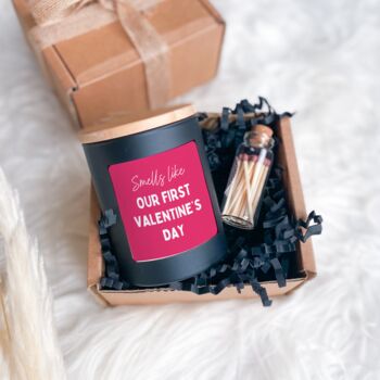 Our First Valentine’s Day Candle Gift Set For Girlfriend, 6 of 6