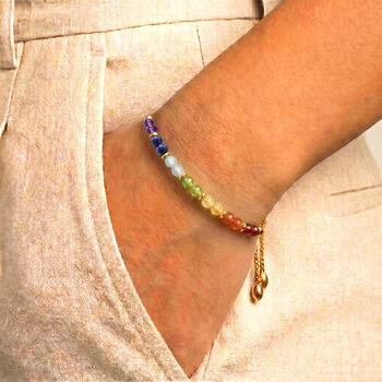 Healing Chakra Stones Bracelet, 2 of 7