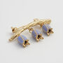 Bluebell Brooch, thumbnail 3 of 8