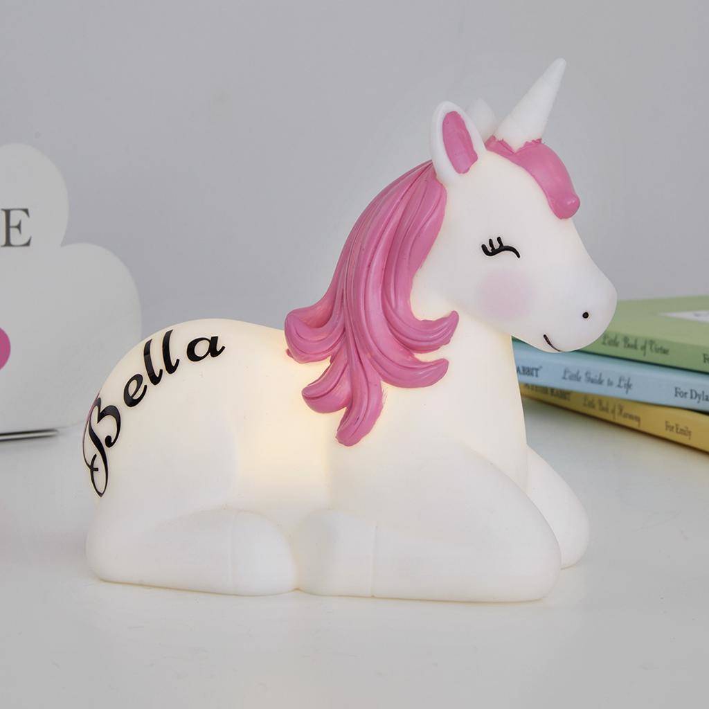 stuffed unicorn night light