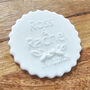 Personalised Wedding Cake Icing Debosser With Names Cupcake Toppers, thumbnail 6 of 6