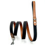 Soft Black Leather Dog Lead, thumbnail 1 of 5