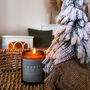 Frosty Winter Pine Christmas Candle, thumbnail 1 of 5