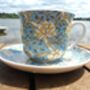 Large Cup And Saucer In Blue Chrysanthemum Design, thumbnail 10 of 11