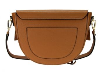 Personalised Leather Saddle Bag, 5 of 6