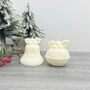 Christmas Pudding Decoration Christmas Candles, thumbnail 8 of 9