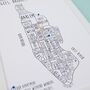 Personalised Manhattan New York Pinboard Map, thumbnail 2 of 4