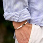 Personalised Mens Sterling Silver Bangle, thumbnail 1 of 7