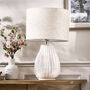 Distressed Boho Ceramic Table Lamp, thumbnail 1 of 5