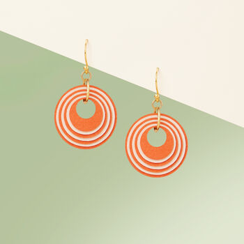 Choose Your Own Colours | Layered Geometric Rectangle Earrings, 8 of 11