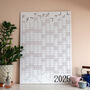 2025 Year Planner B+W Wall Calendar, thumbnail 4 of 8