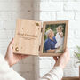 Moon And Planet Design Wooden Photo Frame, thumbnail 1 of 2