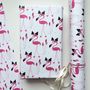 Flamingo Gift Wrapping Paper Or Gift Wrap And Card Set, thumbnail 2 of 9