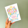 Personalised Mum Mama Flower Vase Mother's Day Card, thumbnail 1 of 5