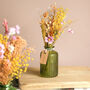 Spring Meadow Dried Flower Posy With Vase, thumbnail 1 of 6