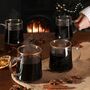 Elegant Gold Rim Glass Mulled Wine Mugs, thumbnail 1 of 5