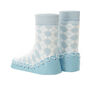 Sky Blue Argyle Slippers For Children, thumbnail 3 of 4