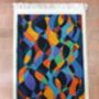 Colourful Wave Pattern Fairtrade Rug, thumbnail 1 of 1