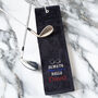 Personalised Always Clean Your Balls Novelty Golf Towel, thumbnail 1 of 12