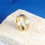 Gold 8 Mm Personalised Band Ring, thumbnail 1 of 11
