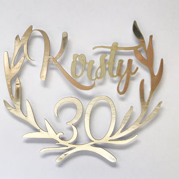 Personalised Papercut 30th Birthday Card, 2 of 10
